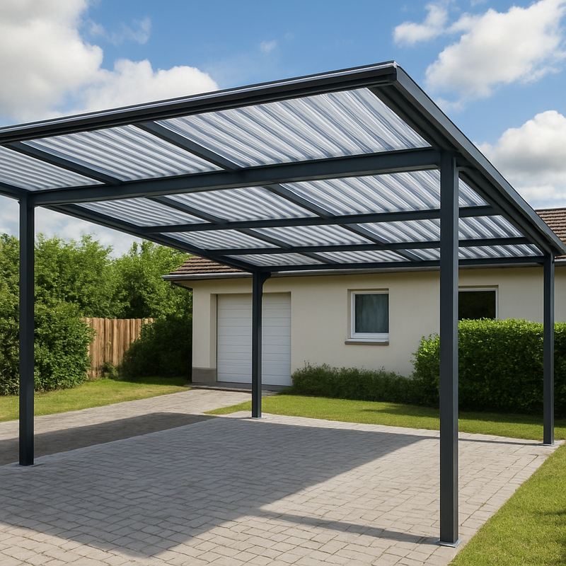 ZEBRA Stegplatten – Moderne Terrassenbedachung mit Stil und Funktionalität