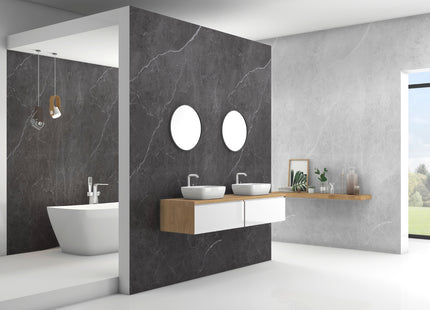 Duschrückwand Aluverbundplatte 3mm Aragon dunkel