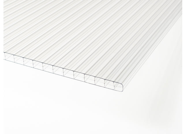 Musterstück - Stegplatte aus Polycarbonat 16mm klar