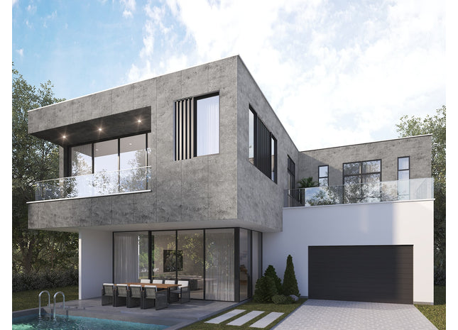 Aluverbundplatte Fassade 6mm Beton Metallic 3050mm x 1500mm