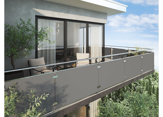 Aluverbundplatte Balkon 6mm Dunkelgrau