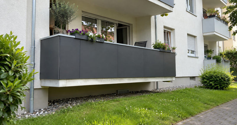 Betonbrüstung am Balkon verkleiden: So modernisieren Sie die alte Brüstung mit HPL
