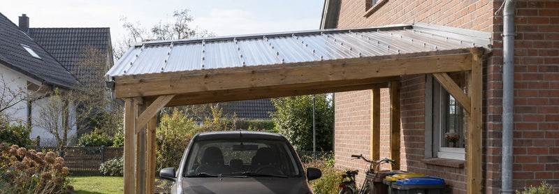 Carport mit Wellplatten eindecken: Material, Ablauf und Kosten