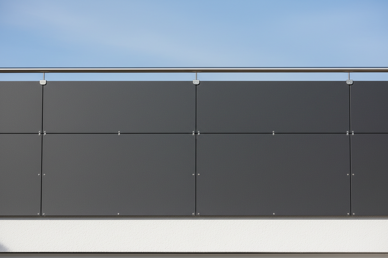 HPL-Platten am Balkon befestigen: Schrauben oder Klemmen?