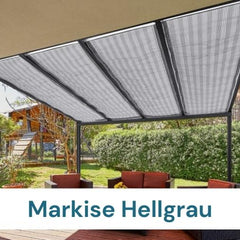 Markise Hellgrau