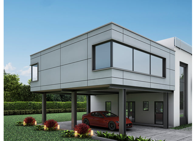 Fassaden HPL-Platte 8mm dunkelgrau 3050mm x 1300mm