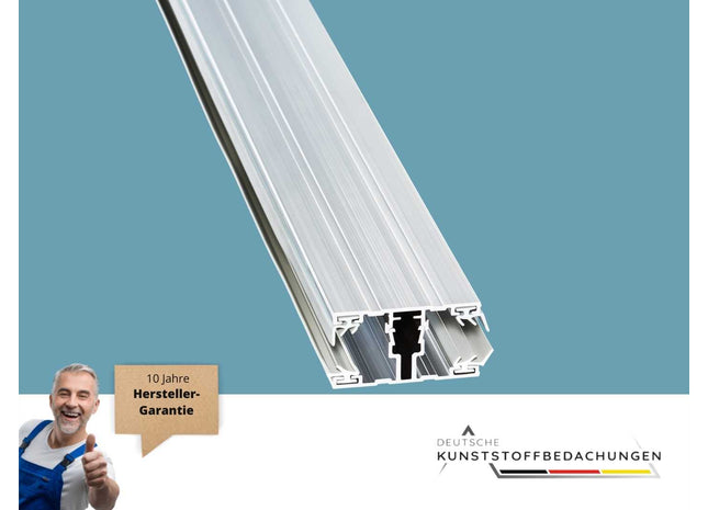 Schraubprofil-Mitte-Hohlkammerplatte-16mm